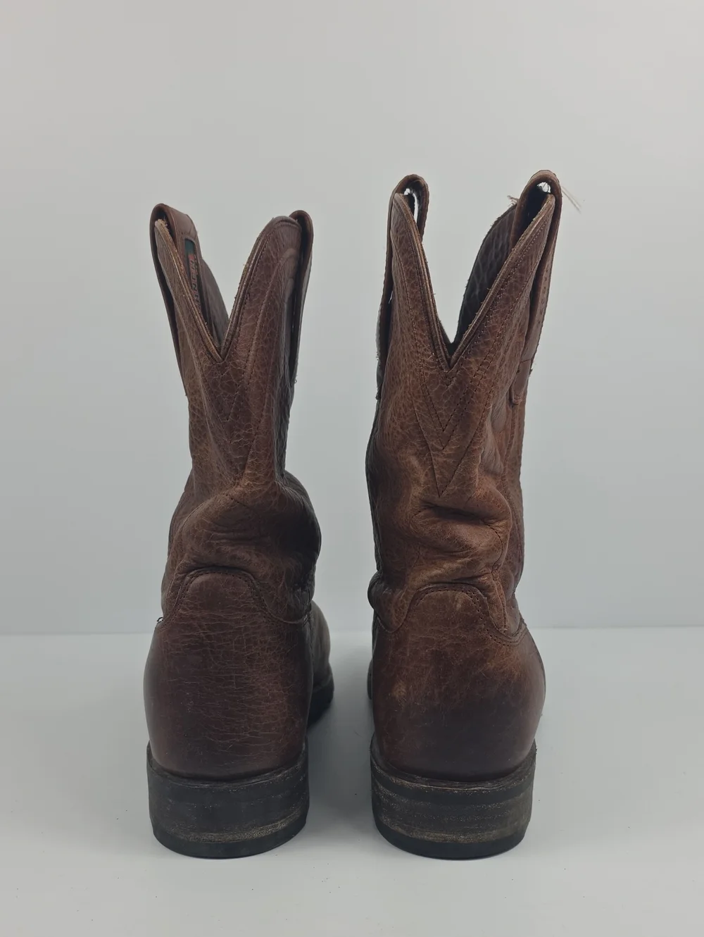 Tecovas The Stockton Ranch Roper Brown Leather Men's Boot Size 10.5